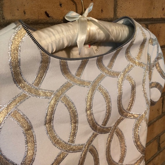 J.Crew Crewcuts ivory dress Girls Sz 12 - Picture 2 of 8